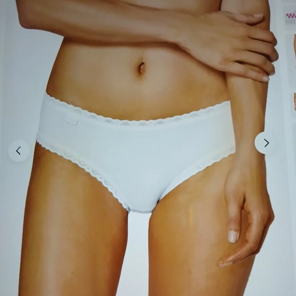 Sloggi Women's Hipster 24/7 Weekend Panties 3 Pack NIB  UK SZ S